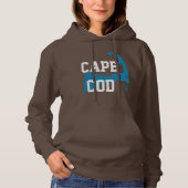 Cape Cod Massachusetts "University Style" Hoodie (Front)
