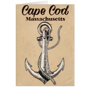 Cape Cod Massachusetts Vintage travel poster