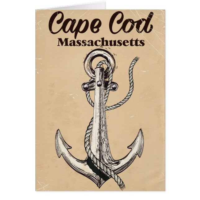 Cape Cod Massachusetts Vintage travel poster (Front)