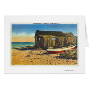 Cape Cod, MassachusettsVue d'une boutique de homar