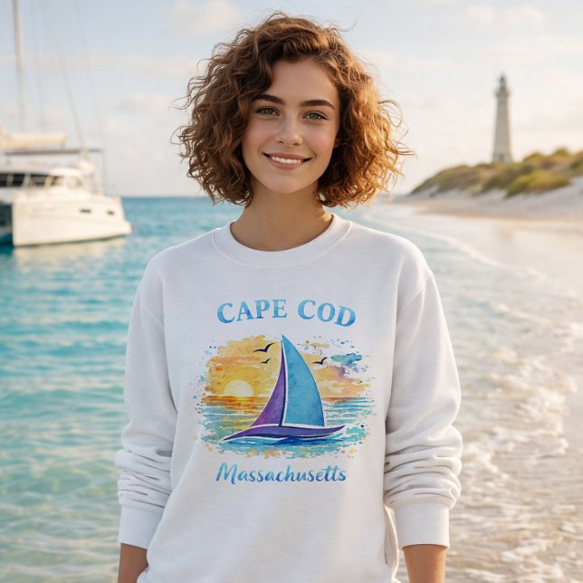 Cape Cod Mignon Sweatshirt de plage côtière (Créateur téléchargé)