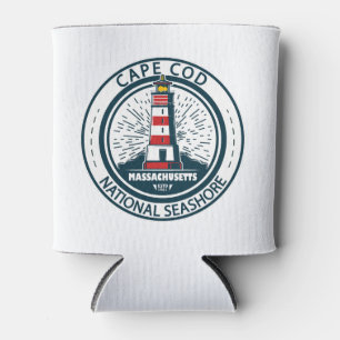 Cape Cod National Seashore Massachusetts Badge Can Cooler
