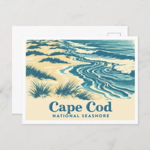 Cape Cod National Seashore Massachusetts Travel Postcard