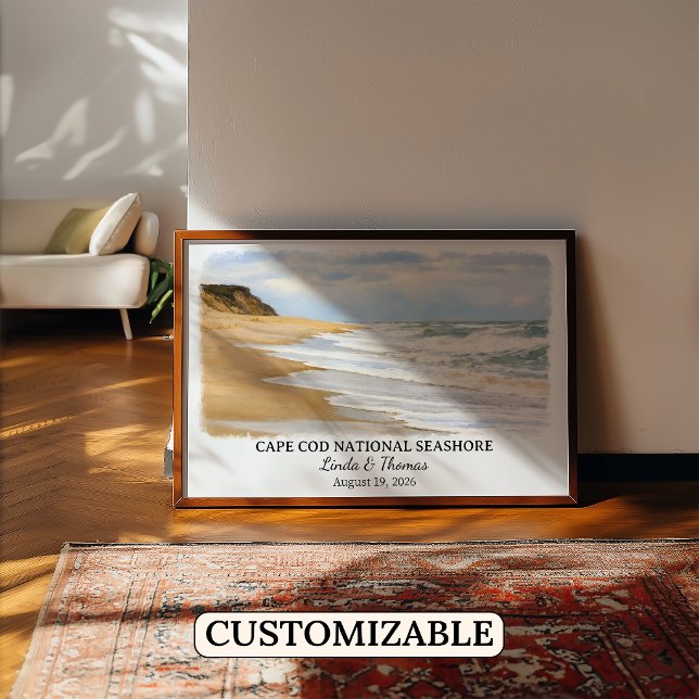 Cape Cod National Seashore Massachusetts Watercolo Poster (Creator Uploaded)