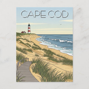 Cape Cod National Seashore Travel Postcard