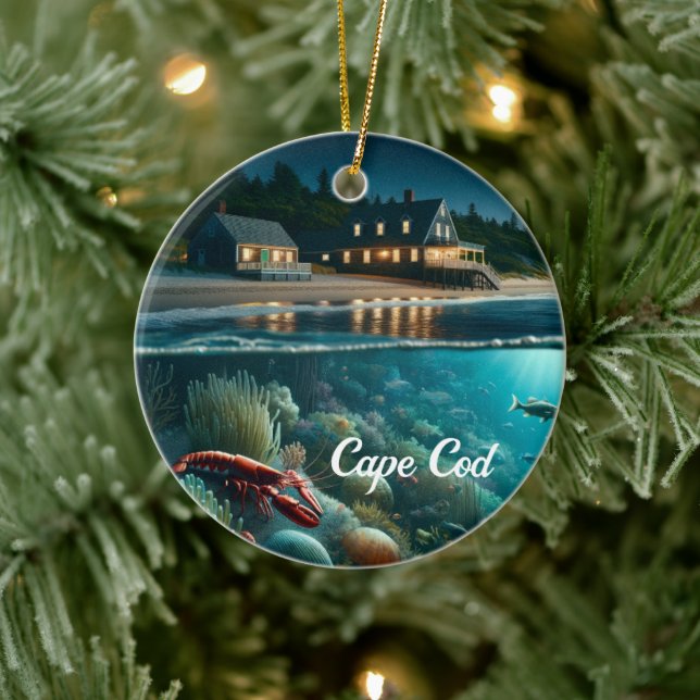 Cape Cod Noël Ornement (Arbre)