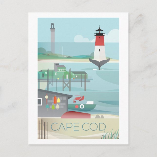 Cape Cod Postcard (Front)