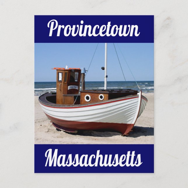Cape Cod, Provincetown, carte postale du Massachus (Devant)