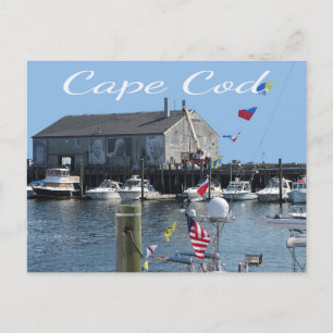 Cape Cod Provincetown MA Fishermans Wharf Carte po