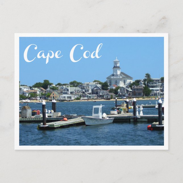 Cape Cod, Provincetown MA Post Card (Front)