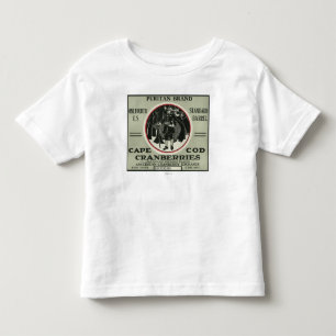 Cape Cod Puritan Brand Cranberry Label Toddler T-shirt