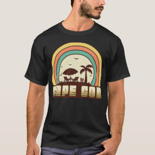 Cape Cod Retro Sunset Style T-Shirt