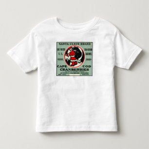 Cape Cod Santa Claus Brand Cranberry Label Toddler T-shirt