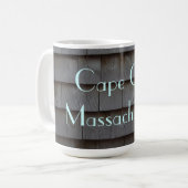 Cape Cod Shingles Customizable Coffee Mug (Front Left)