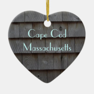 Cape Cod Shingles Reversible Customized Ceramic Ornament