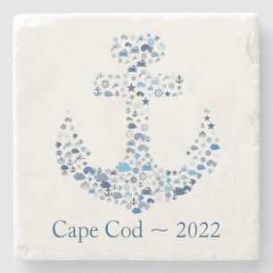Cape Cod Souvenir Coaster - Customize