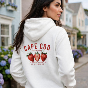 Cape Cod Strawberry Market Hoodie - EST 1994 Farm