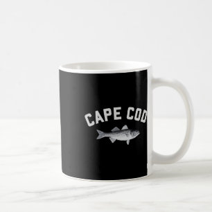 Cape Cod Striper Striped B Fun Fishing Design Coffee Mug