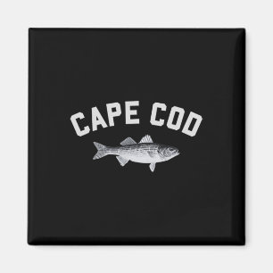 Cape Cod Striper Striped B Fun Fishing Design Magnet
