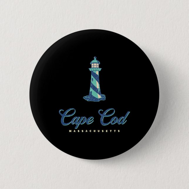 Cape Cod Summer  2 Inch Round Button (Front)