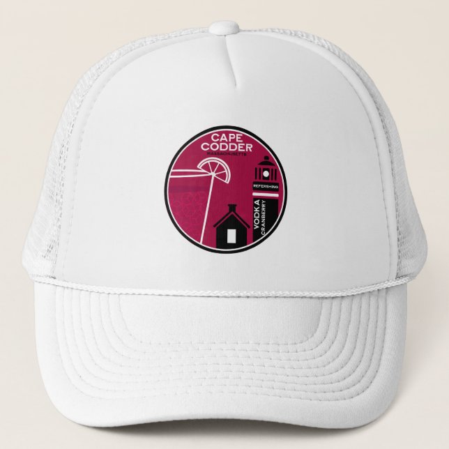Cape Codder Cocktail Trucker Hat (Front)