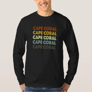 Cape Coral Florida American Fl Usa Hometown Reside T-Shirt