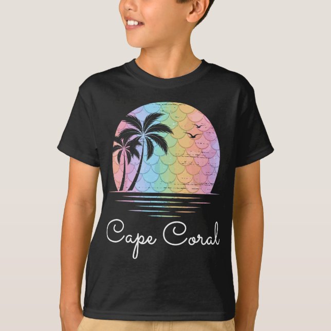 Cape Coral Florida Vacation Beach Island Family Gr T-Shirt (Front)