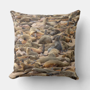 Cape Cross Seal Reserve Throw Pillow
