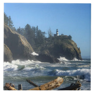 Cape Disappointment Lighthouse, WA Tile
