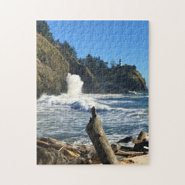 Cape Disappointment Lighthouse, Washington Jigsaw Puzzle (Vertical)