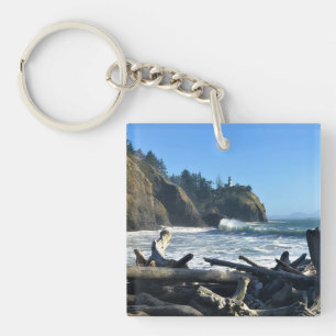 Cape Disappointment Lighthouse, Washington Keychain