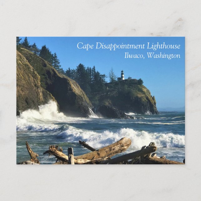 Cape Disappointment Lighthouse, Washington Postcard (Front)