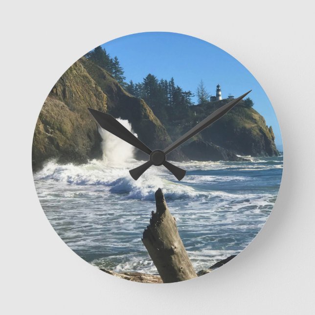 Cape Disappointment Lighthouse, Washington Round Clock (Front)