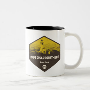 Cape Disappointment State Park Washington Two-Tone Coffee Mug