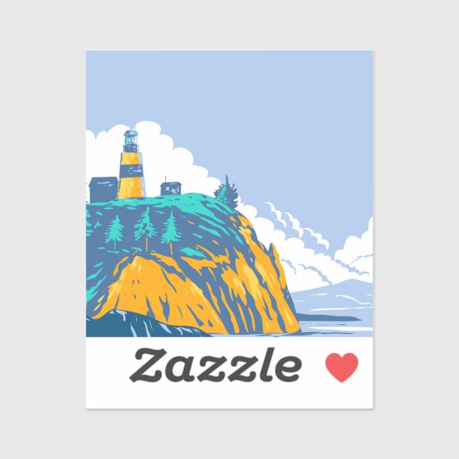  Cape Disappointment with Lighthouse (Sheet)