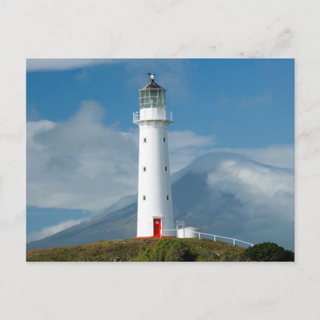 Cape Egmont Lighthouse and Mt Taranaki/Mt Postcard (Front)