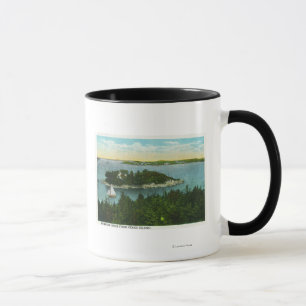 Cape Elizabeth View of Two Lighthouses Mug