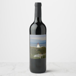 Cape Enrage Lighthouse Wine Label