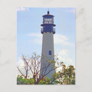 CAPE FLORIDA LIGHT POSTCARD