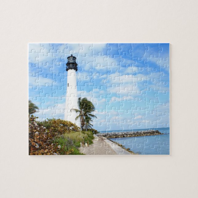 Cape Florida Lighthouse Jigsaw Puzzle (Horizontal)
