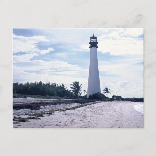Cape Florida Lighthouse Postcard (Front)