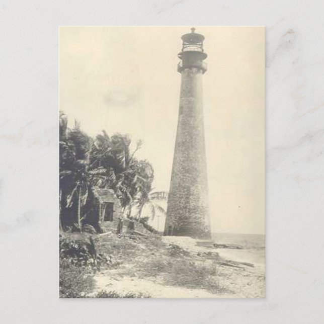 Cape Florida Lighthouse Postcard (Front)