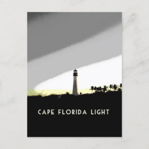 Cape Florida Lighthouse Poster Postcard