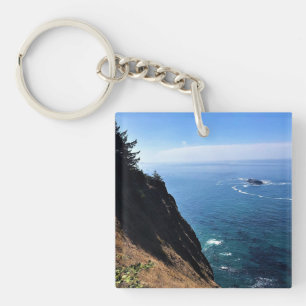 Cape Foulweather, Newport, Oregon Keychain