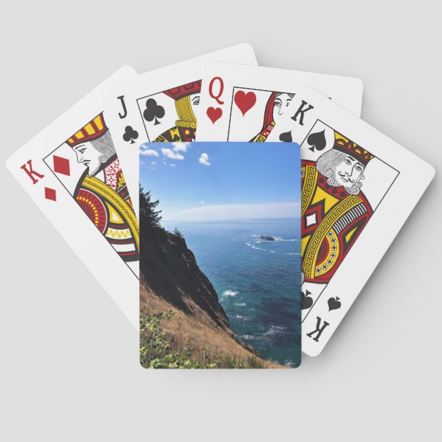 Cape Foulweather, Newport, Oregon Playing Cards (Back)