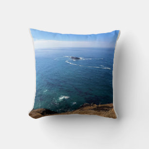 Cape Foulweather, Newport, Oregon Throw Pillow