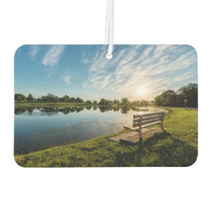 Cape Girardeau County Park Bench Sunset Air Freshener