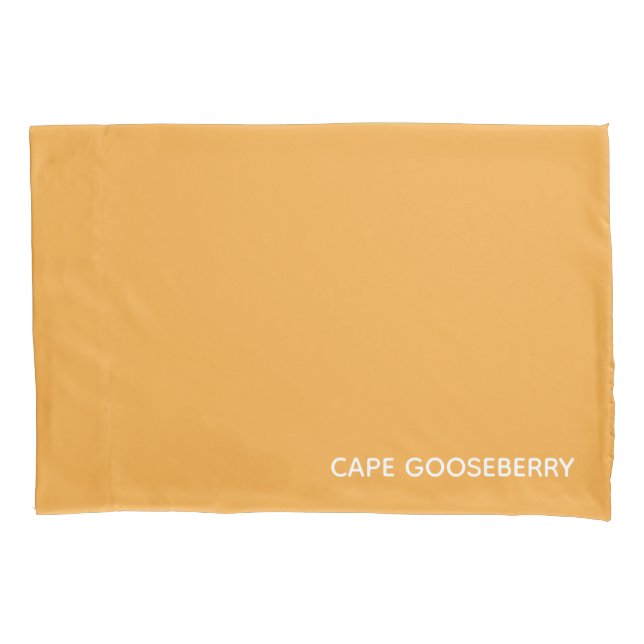 Cape Gooseberry yellow colour name Pillowcase (Front)