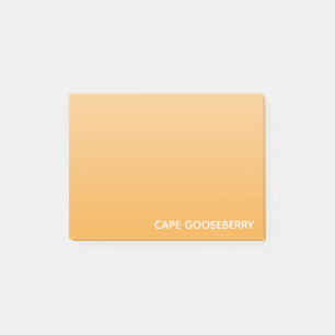Cape Gooseberry yellow colour name Post-it Notes
