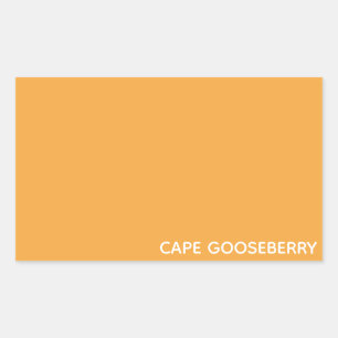 Cape Gooseberry yellow colour name Sticker